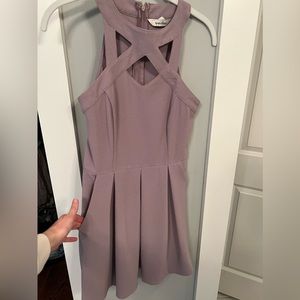 Speechless Cutout Scuba Skater Dress size Small